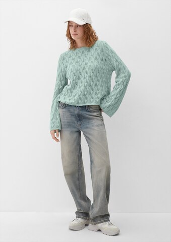 QS Pullover in Grün