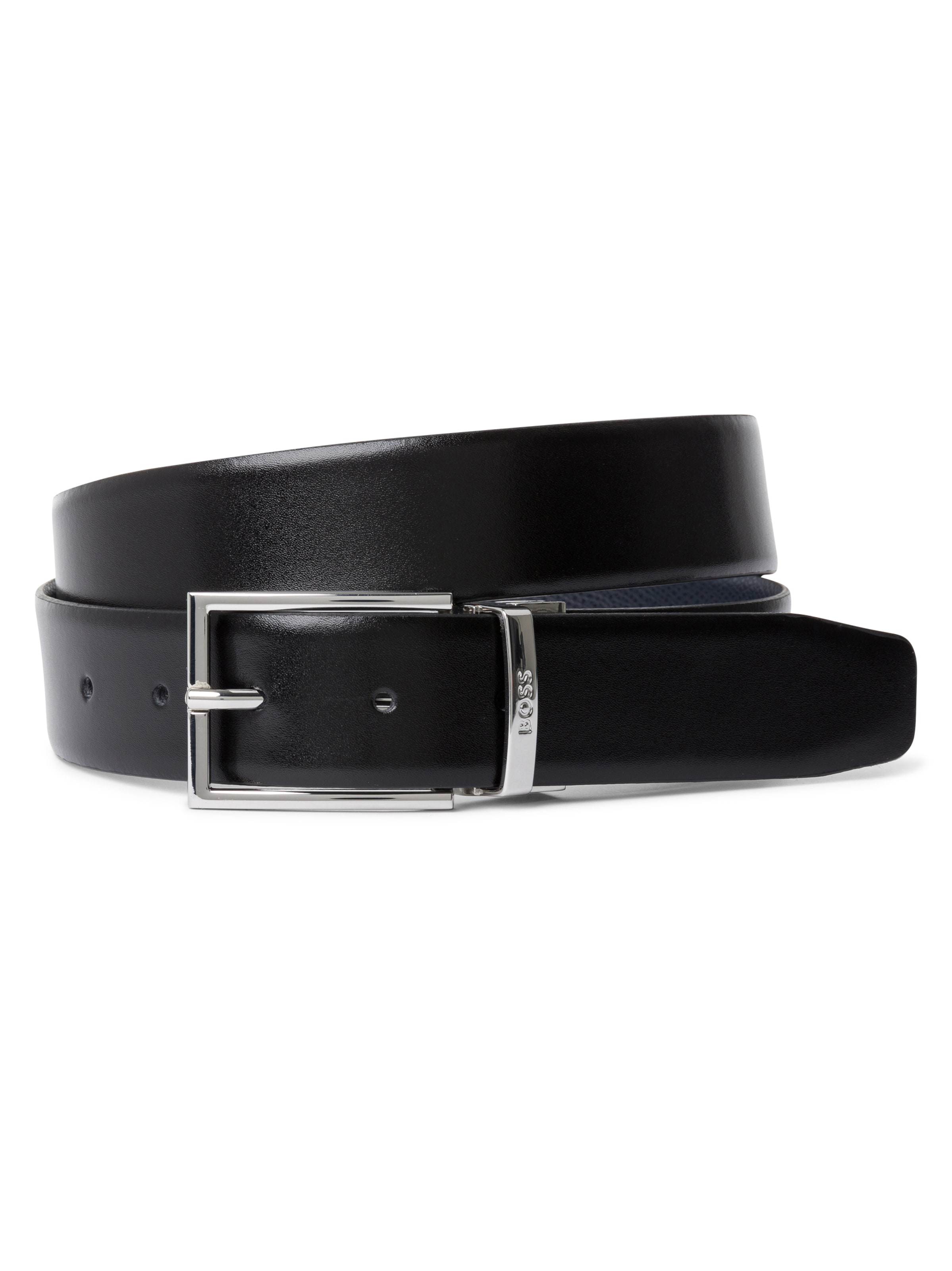 BOSS Bälte 'Otano' i svart: framsida