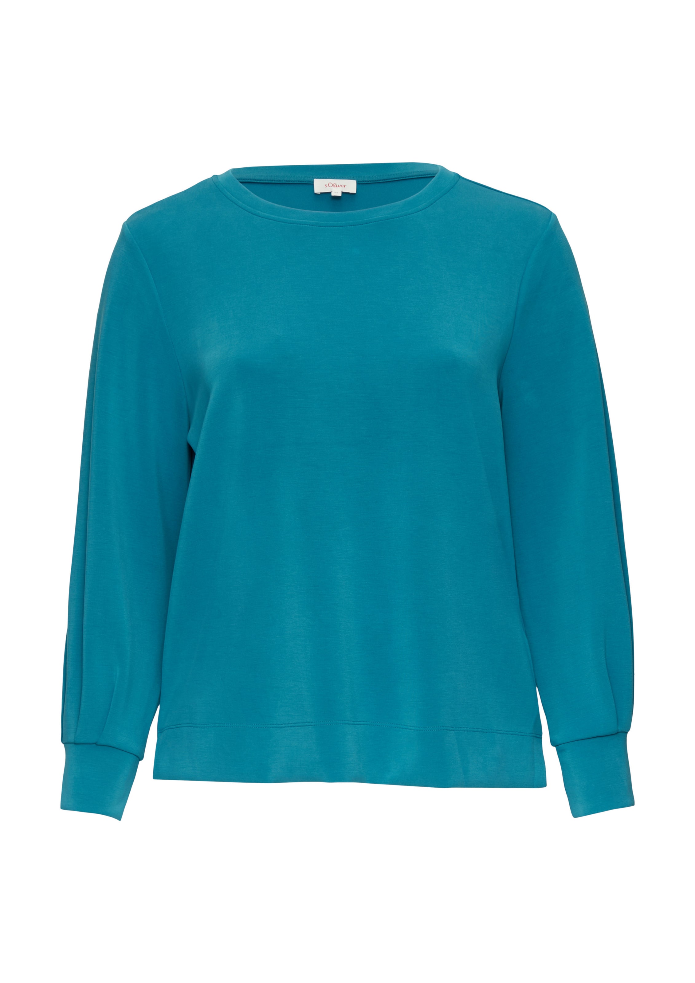 s.Oliver Red Label Plus Sweatshirt in Grün: Vorderseite