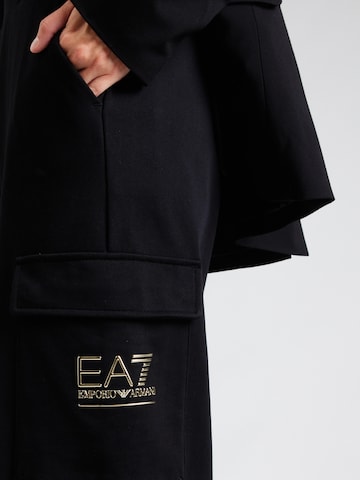 Effilé Pantalon cargo EA7 Emporio Armani en noir