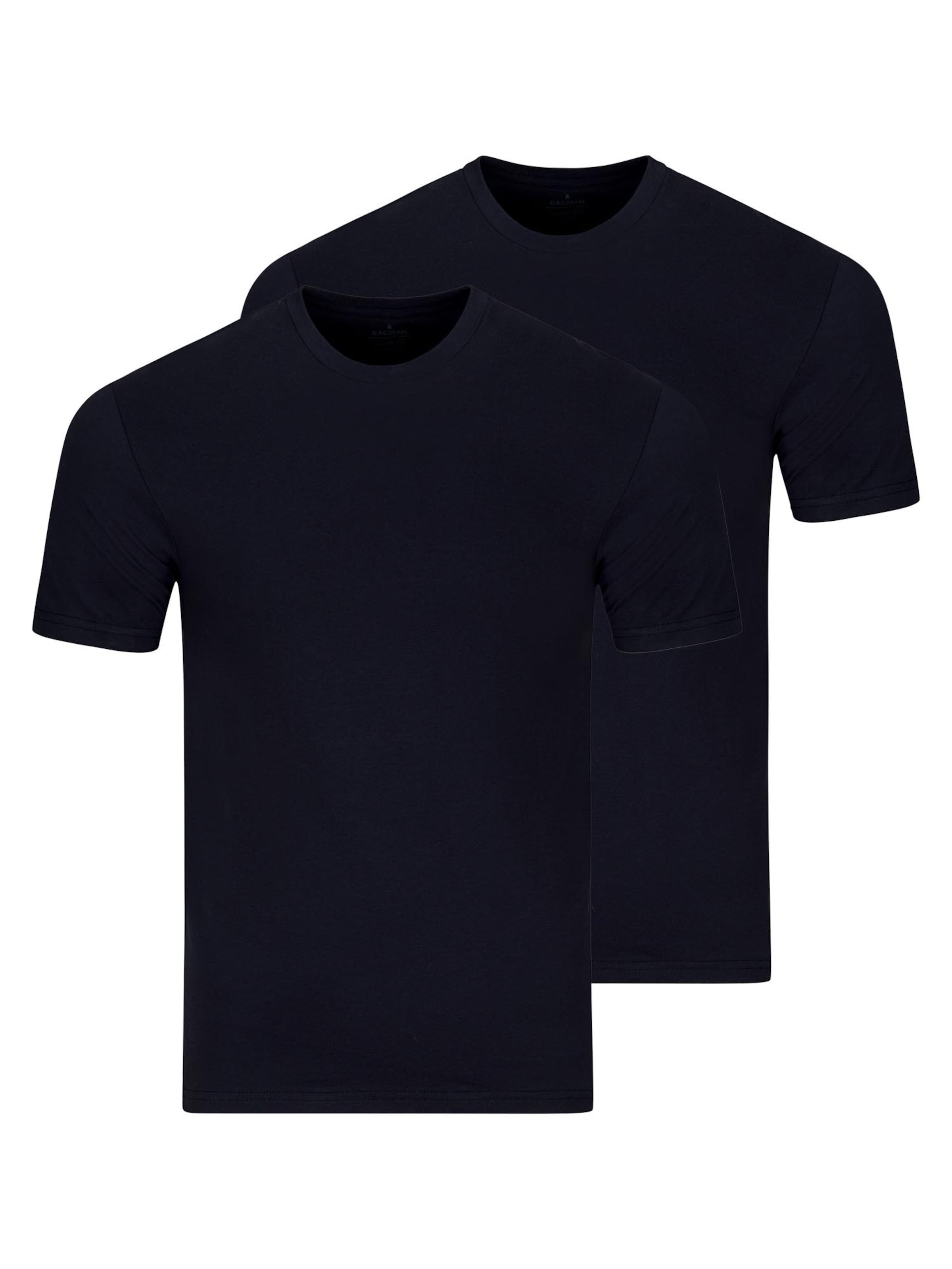 Ragman Unterhemd 'Basic' in Blau: Vorderseite