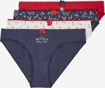 Happy Shorts Panty ' X-Mas ' in Mixed colors: front