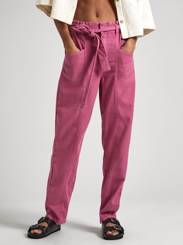 Pepe Jeans Regular Pants 'TABBY' in Pink: front
