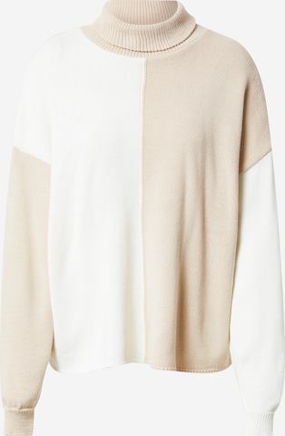 In The Style Sweater in Beige: front