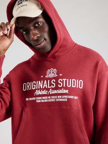 JACK & JONES Sweatshirt 'JORCAMBRIDGE' in Red
