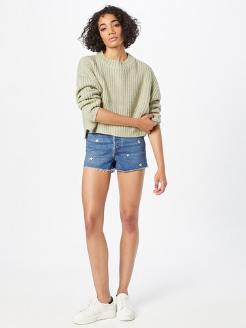 Regular Jean 'Ribcage Short' LEVI'S ® en bleu