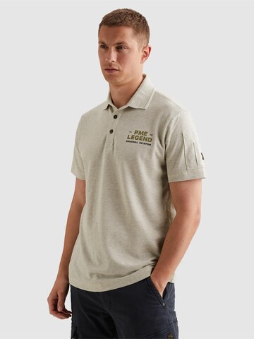 PME Legend Shirt 'Polo shirt in 100% cotton with flight pocket' in White: front