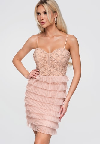 Ombre Avondjurk in Roze