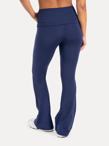 évasé Leggings ' Florea ' Smilodox en bleu