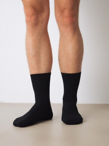 Calzino sportivo 'Tennis Socks 3-Pack' di Honest Basics in nero