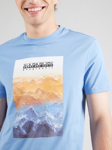 NAPAPIJRI T-Shirt 'S-ROLLIN' in Blau