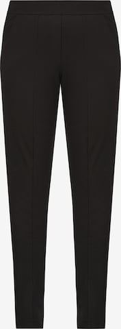 Coupe slim Pantalon 'ABLA ' Karko en noir : devant