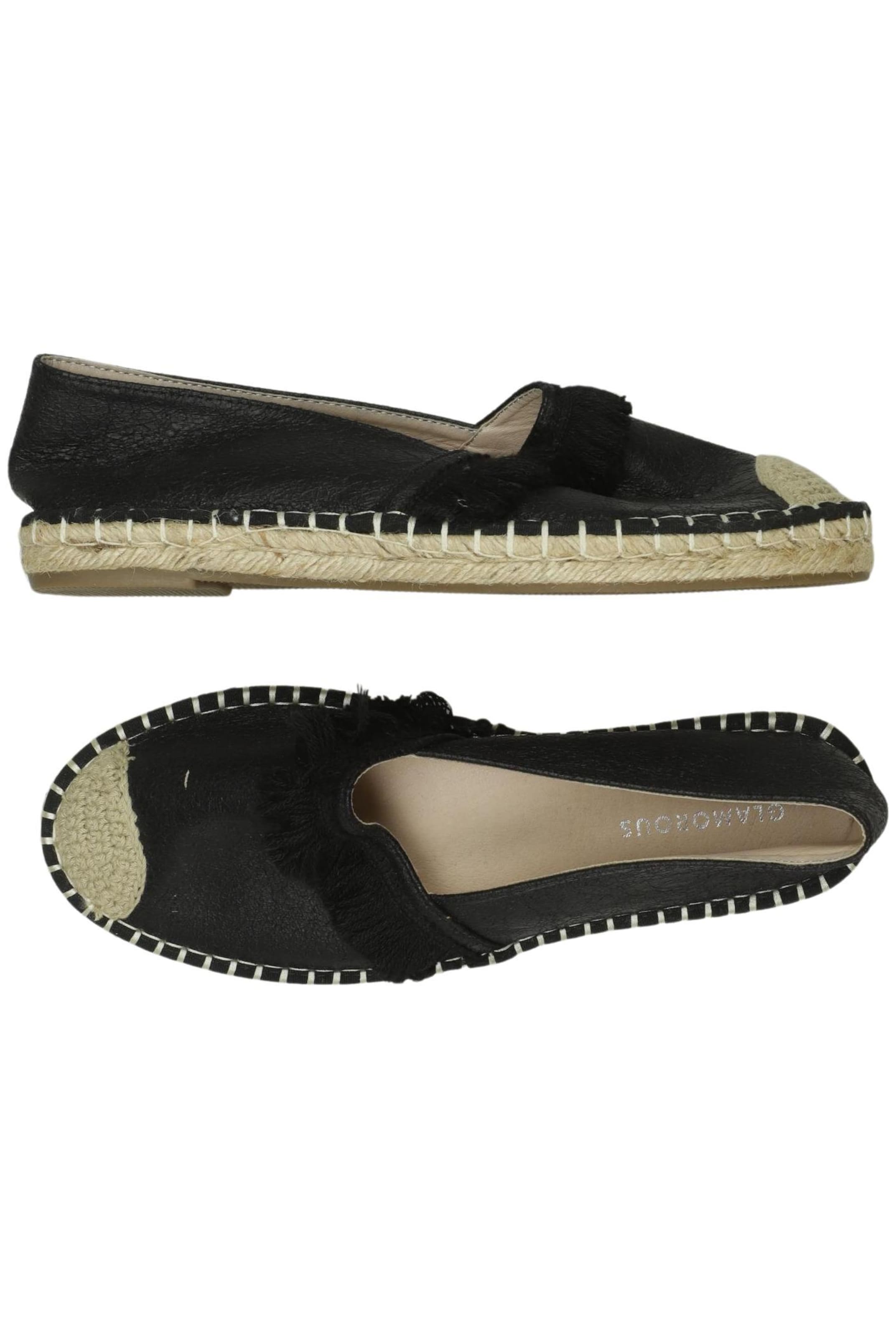 GLAMOROUS Halbschuh 38 in Schwarz: Vorderseite