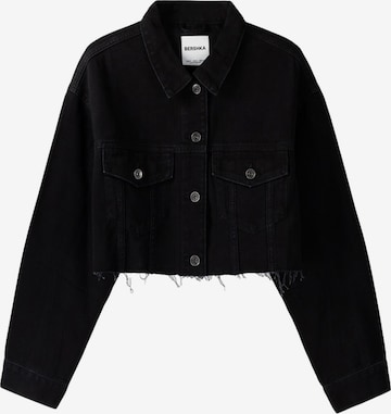 Veste mi-saison Bershka en noir : devant