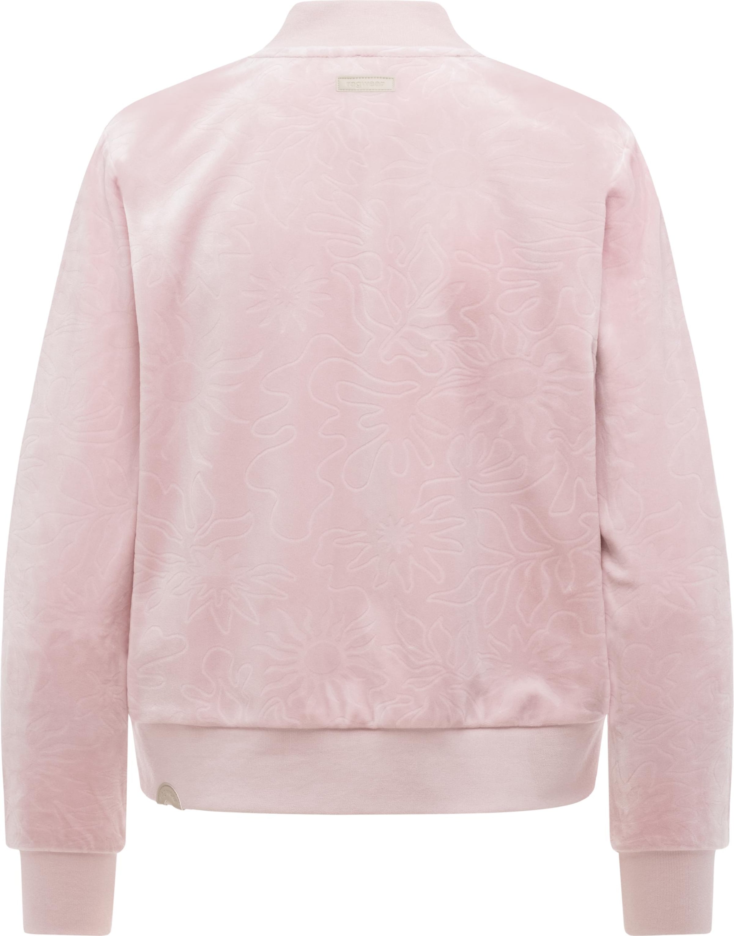 Giacca di felpa 'Doron Embossed' di Ragwear in rosa