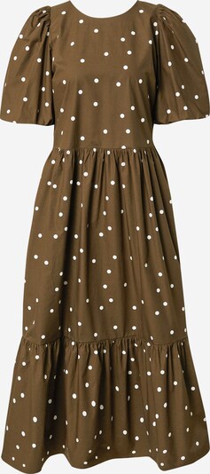 Marc O'Polo DENIM Kleid in oliv / weiß, Produktansicht