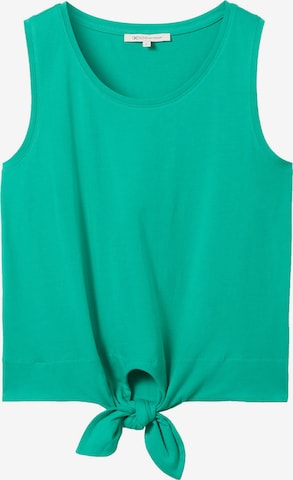 TOM TAILOR DENIM Top in Groen: voorkant