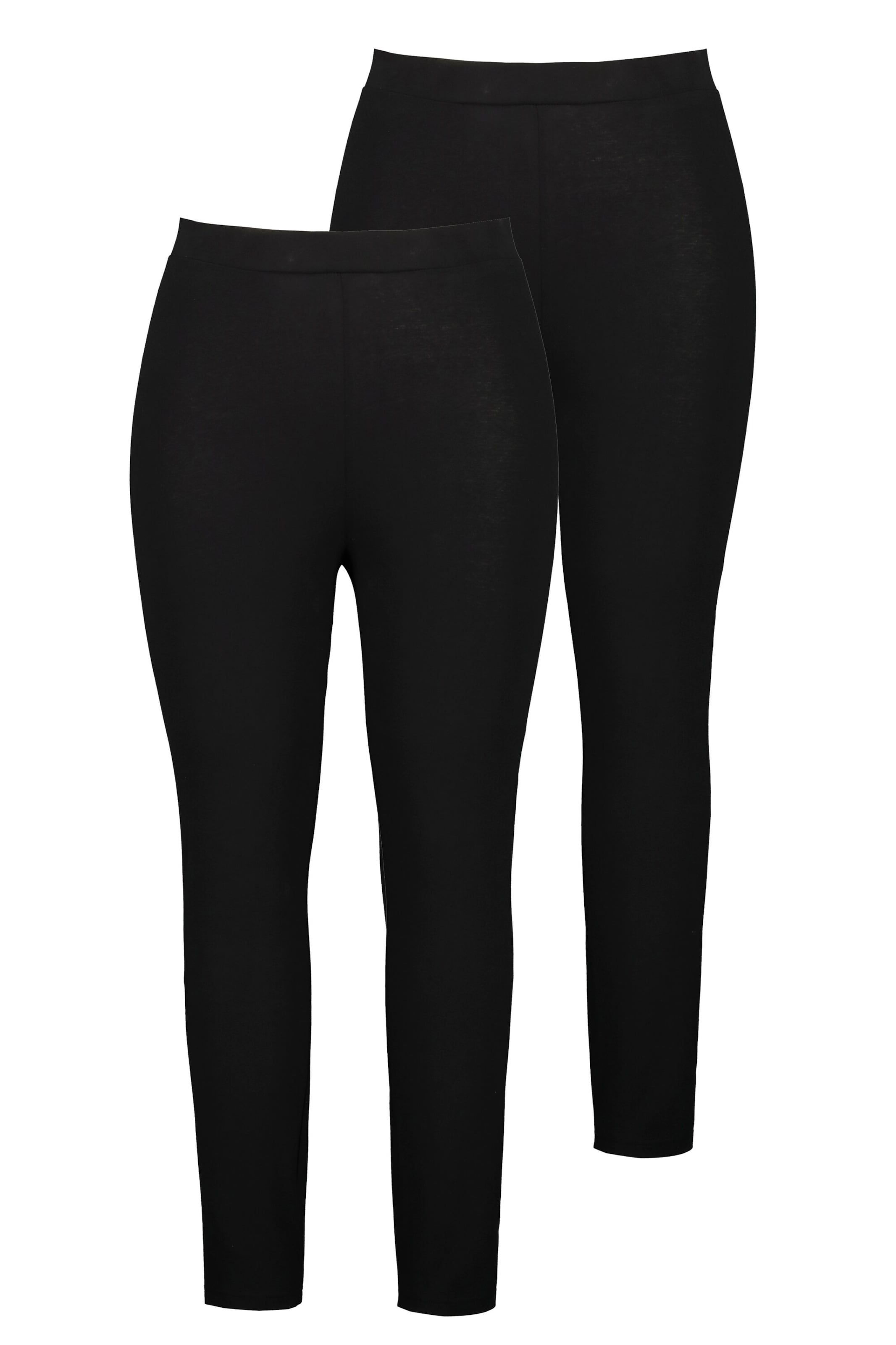 Studio Untold Skinny Leggings in Black: front