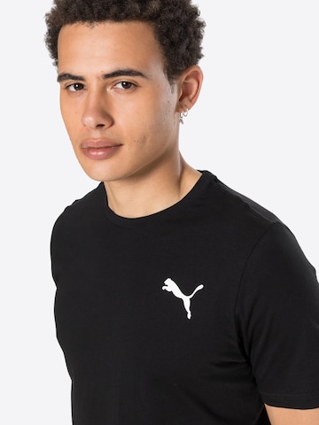 PUMA Performance Shirt 'Essentials' in Black