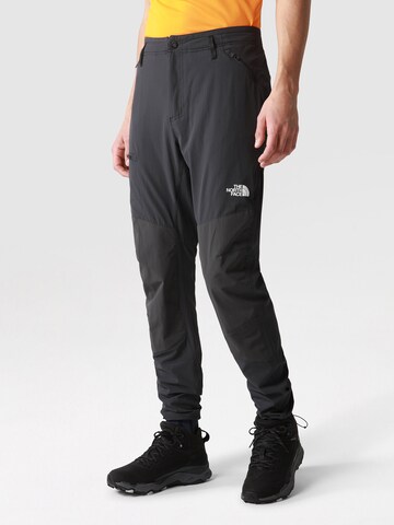 THE NORTH FACE - Regular Calças outdoor 'SPEEDLIGHT' em cinzento: frente