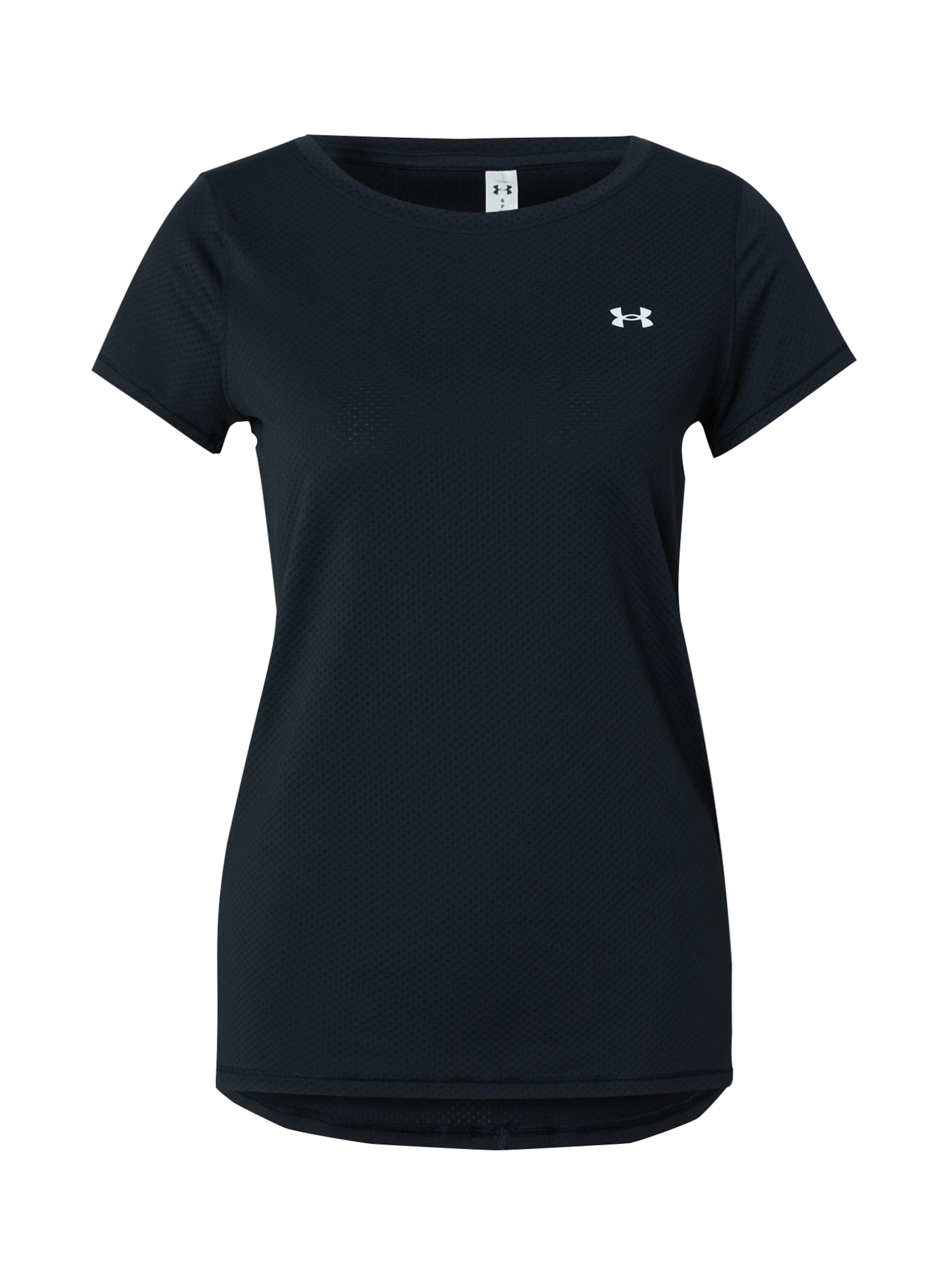 UNDER ARMOUR Funktionsshirt in Schwarz: Vorderseite