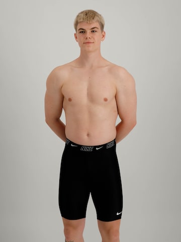 Nike Swim Athletic Swim Trunks 'Jammer' in Black: front