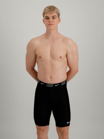 Maillot de bain de sport 'Jammer' Nike Swim en noir : devant