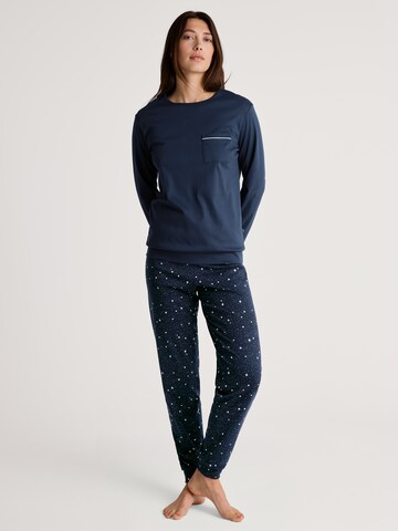 CALIDA Pyjama in Blauw: voorkant