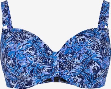 Swim by ZizziT-shirt Bikini gornji dio - plava boja: prednji dio