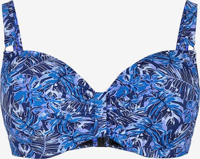 Swim by Zizzi Bikini gornji dio u mornarsko plava / indigo / golublje plava, Pregled proizvoda
