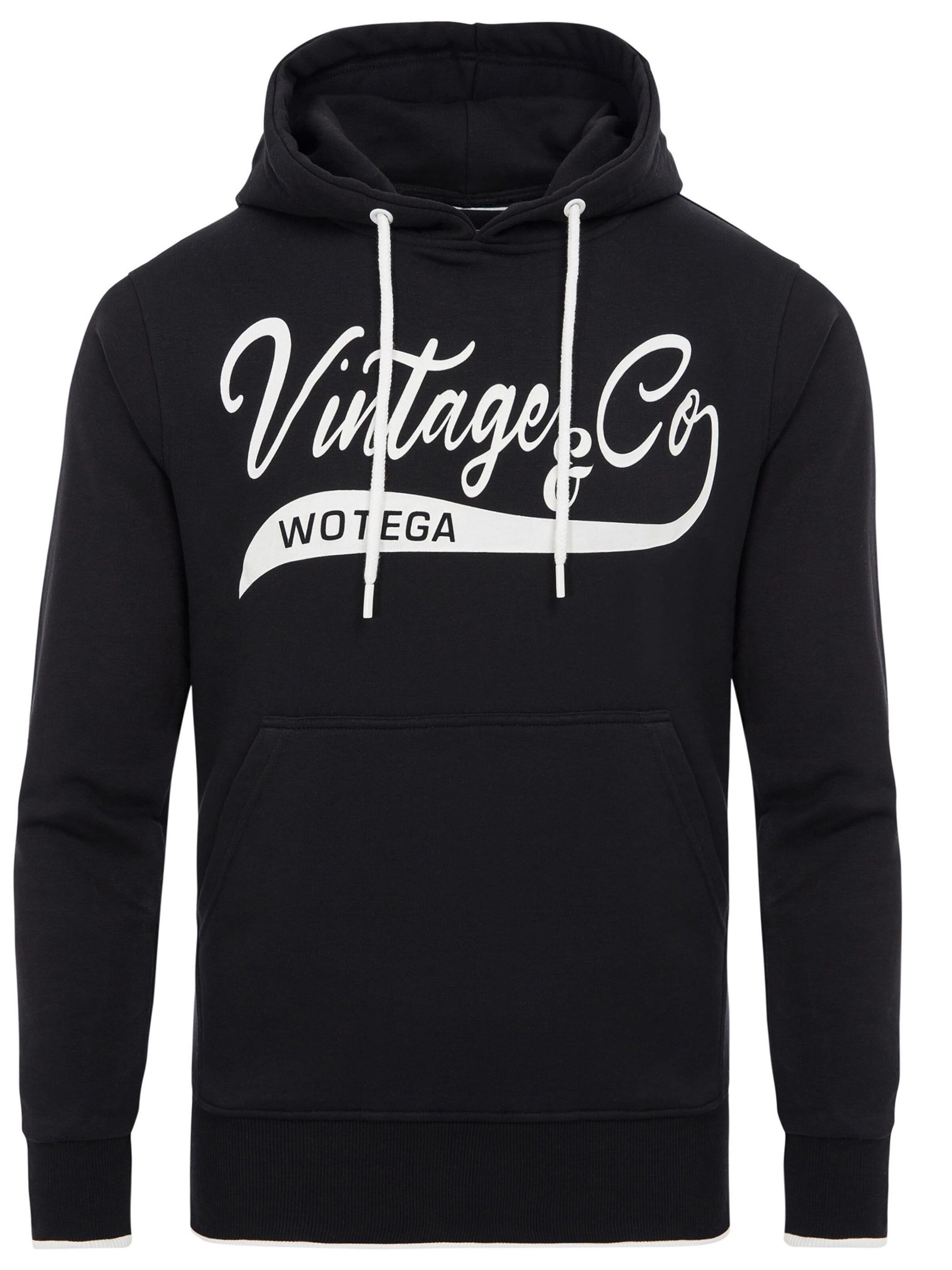 WOTEGA Sweatshirt 'WT Star'‌‌ in Schwarz: Vorderseite
