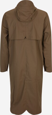 RAINS Between-Seasons Coat in Brown