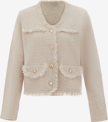 NAEMI Strickjacke in Beige: Vorderseite