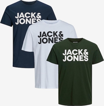 JACK & JONES Shirt 'Corp' in White: front