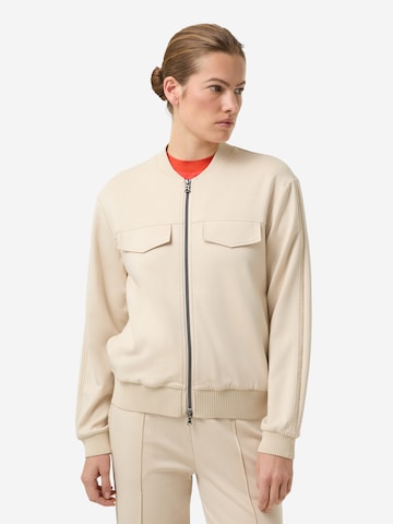 BOGNER Sweatjacke 'Nika' in Beige: Vorderseite