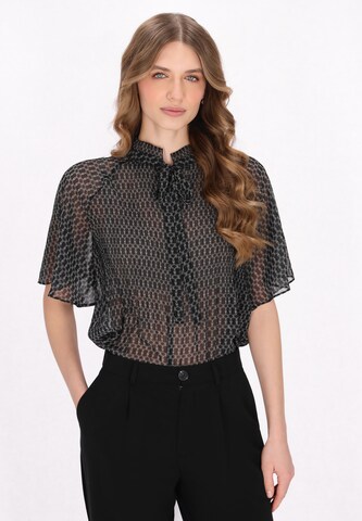 DreiMaster Klassik Blouse in Black: front