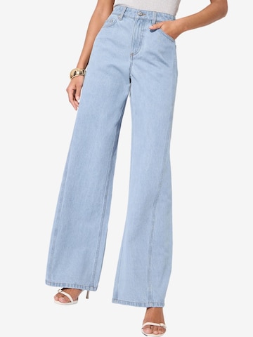 Friends Like These Wide Leg Jeans in Weiß: Vorderseite