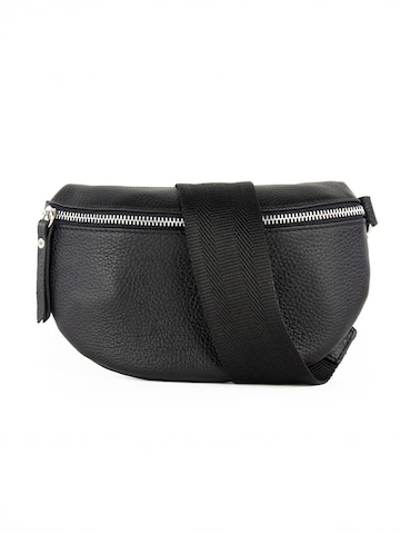 lePelou - Riñonera 'MILA small' en negro: frente