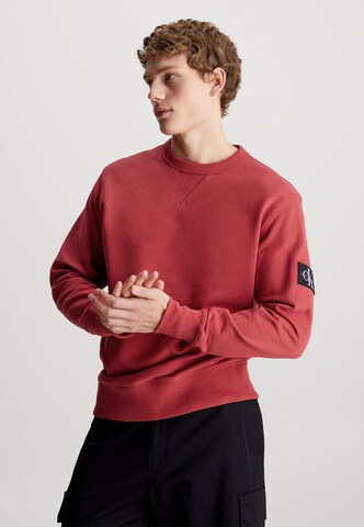 Calvin Klein Jeans Sweatshirt in Red