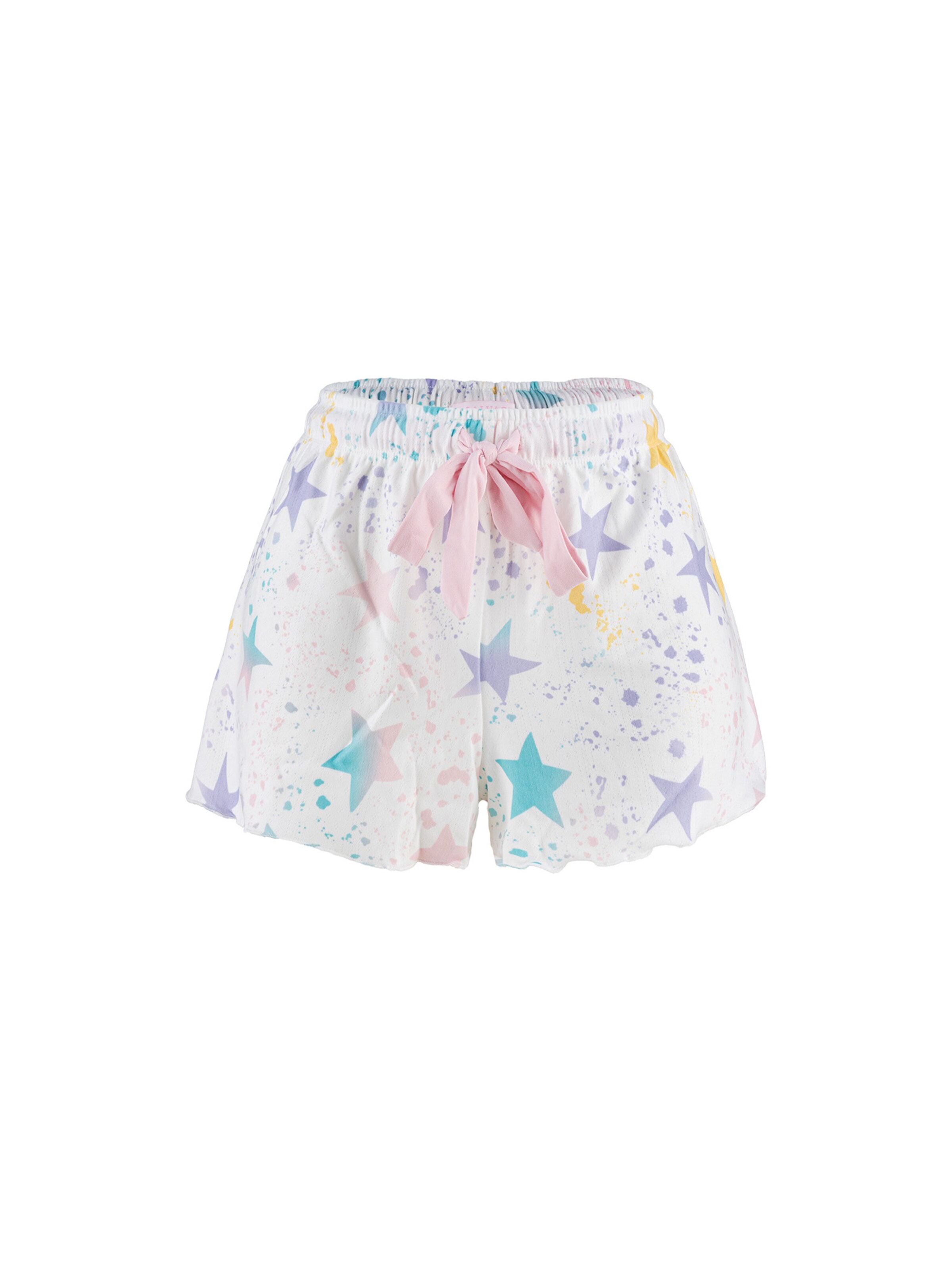 PJ Salvage Pyjamabroek ' Star Splatter ' in Gemengde kleuren: voorkant