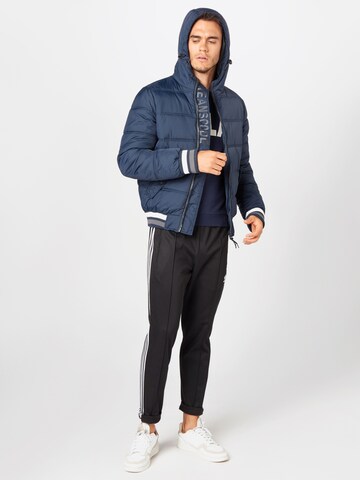 INDICODE JEANS Regular fit Between-season jacket 'Trejo' in Blue