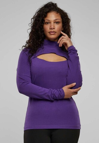 Urban Classics Shirt in Purple: front