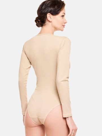 Evoni Blusenbody in Beige