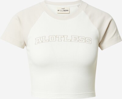 A LOT LESS T-shirt 'Smilla' en beige / blanc naturel, Vue avec produit