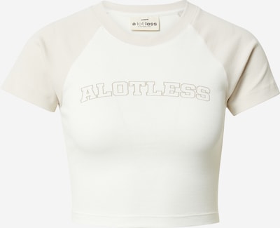 A LOT LESS Camiseta 'Smilla' en beige / blanco natural, Vista del producto