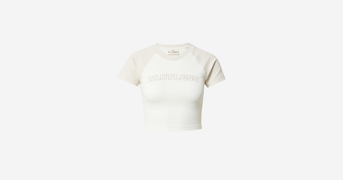 A LOT LESS TShirt 'Smilla' in Naturweiß | ABOUT YOU
