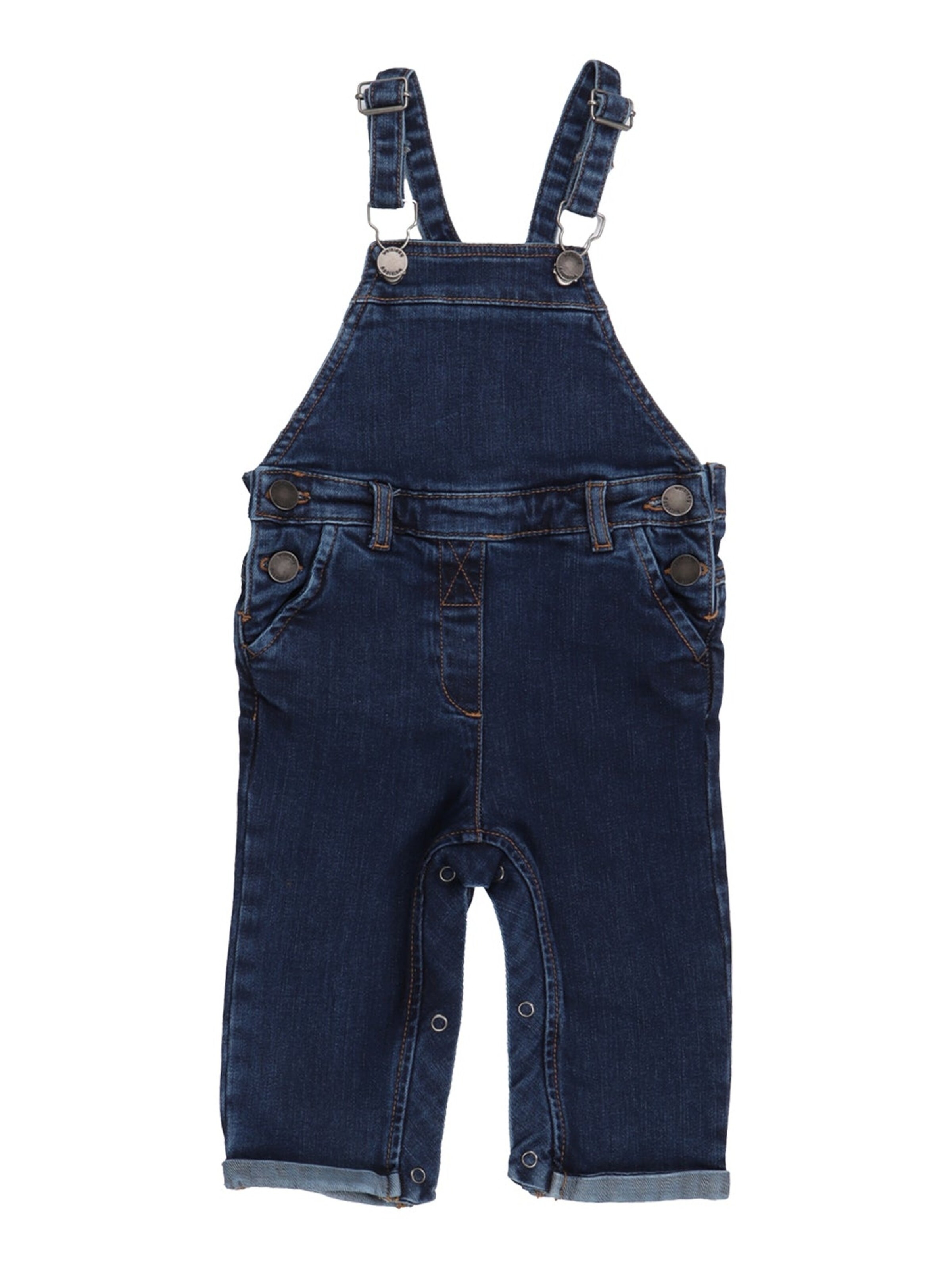Walkiddy Overalls 'Walkiddy - Unifarben Dungarees' in 50-56 in Dark blue, Item view