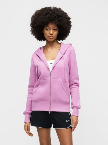 Nike Sportswear Tréning dzseki 'PHNX FLC' - rózsaszín: elől