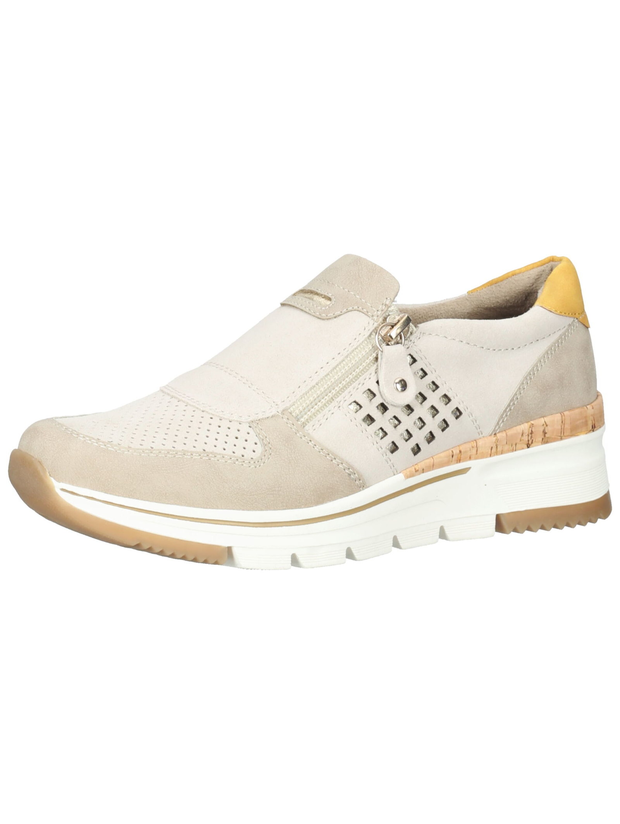Bama Slip-Ons in Beige: front
