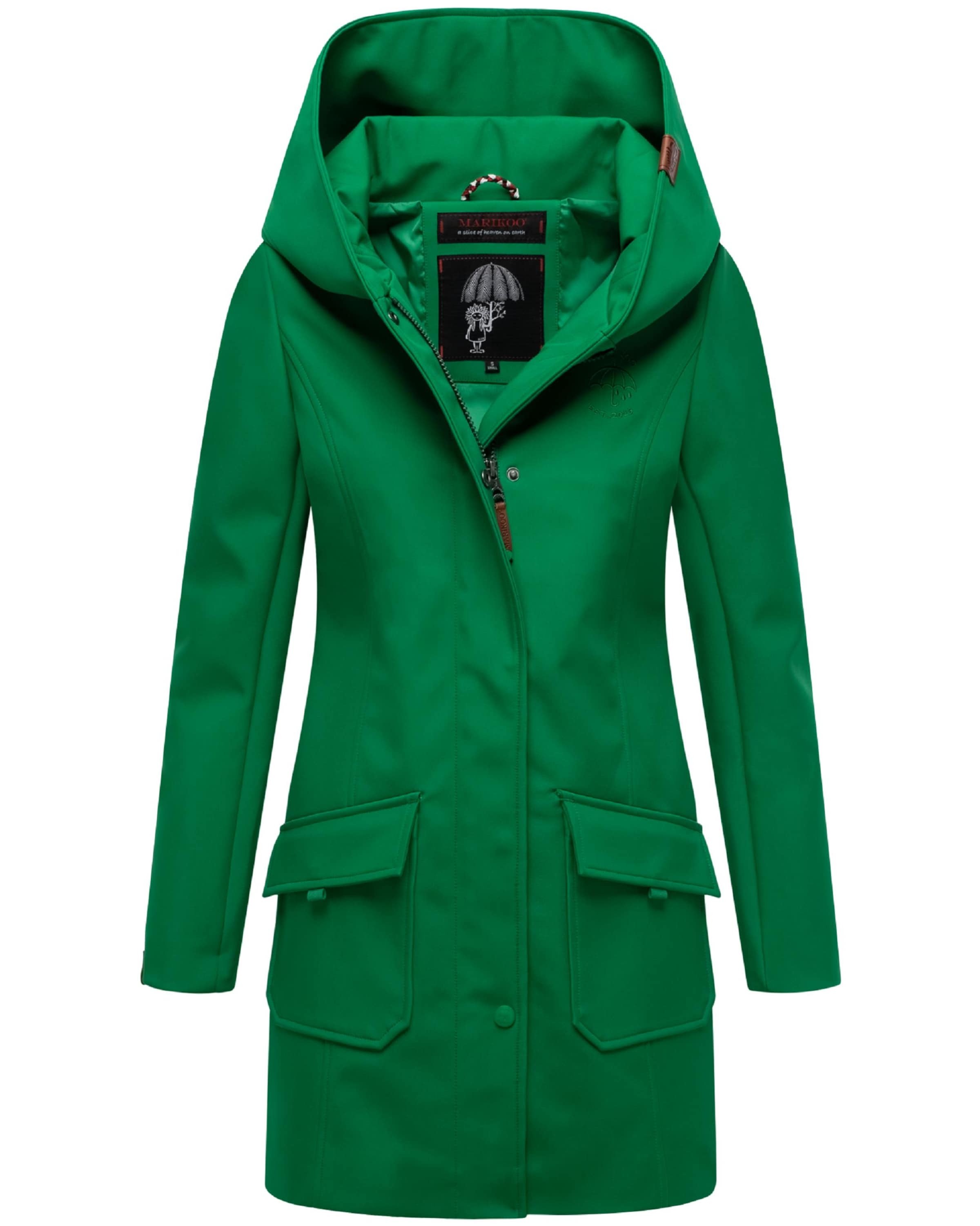 MARIKOO Functionele mantel 'Mayleen' in Groen